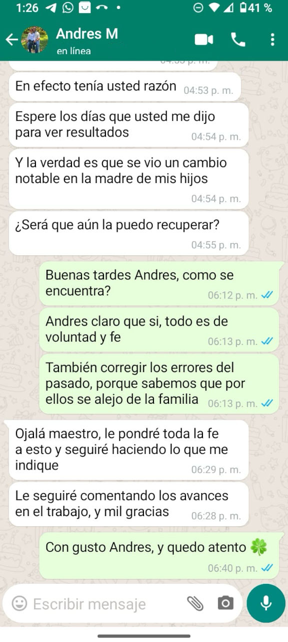 Testimonio de Andrés M.